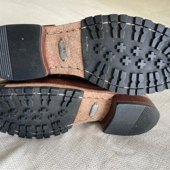 Woolrich Baltimore Boots Leather Harness Tweed Shaft - Picture 3 of 4